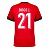 Virallinen Fanipaita Portugali Diogo J. 21 Kotipelipaita Euro 2024 - Miesten